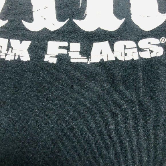 Six Flags Magic Mountain Black Jail Coaster Tshirt - Picture 9 of 10